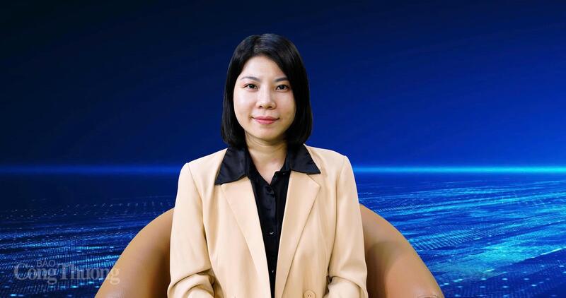 Fru Le Hai An, biträdande direktör för Institutet för strategi och policyforskning om industri och handel, om utbildning. Foto: Quoc Chuyen