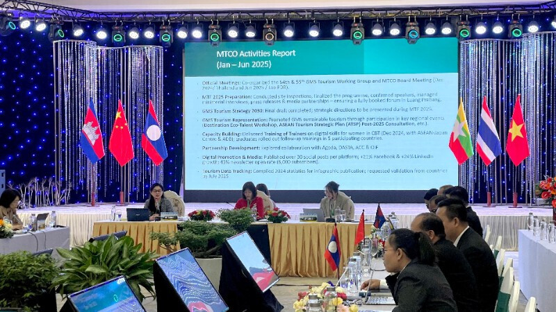 Phiên họp Nhóm công tác du lịch GMS lần thứ 56. Ảnh: Văn Lúa-Yến Trinh