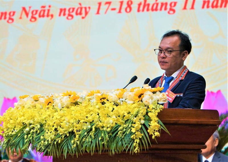 Ông U Huấn, Phó Bí thư Thường trực Tỉnh ủy, Chủ tịch Ủy ban MTTQ Việt Nam tỉnh Quảng Ngãi