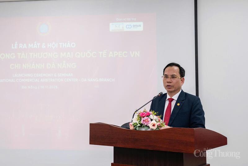 Le directeur du département des sciences et technologies de la ville de Da Nang, Nguyen Thanh Hong, a pris la parole lors de cet événement.