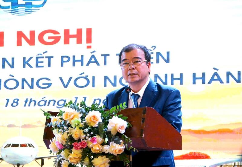 Phó Chủ tịch UBND TP. Hải Phòng Nguyễn Minh Hùng phát biểu tại sự kiện