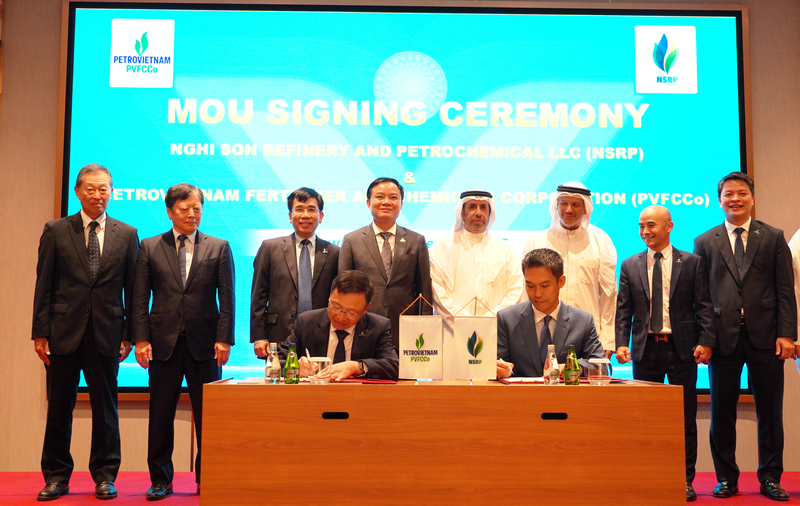 Lế ký thoả thuận hợp tác giữa NSRP và PVFCCo (Ảnh: PVFCCo)