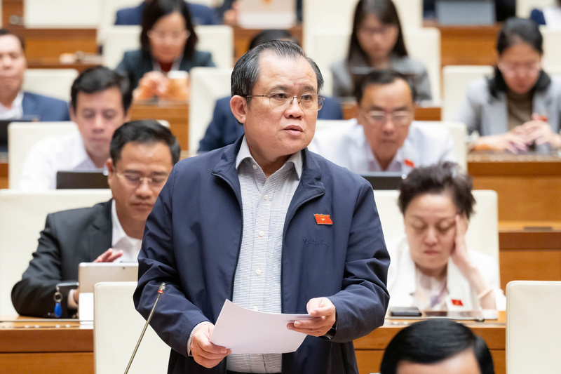 Đại biểu Nguyễn Tâm Hùng - đoàn TP. Hồ Chí Minh. Ảnh: QH