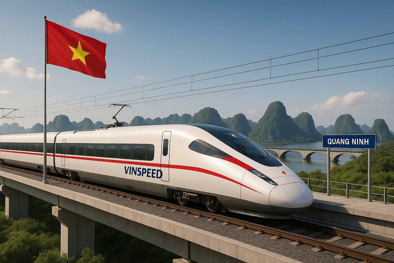 Vinspeed sắp khởi công tuyến tàu điện cao tốc Hà Nội – Hạ Long trị giá khoảng 5,4 tỷ USD