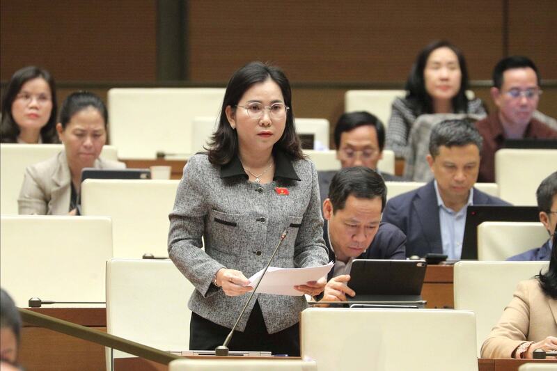 Đại biểu Lê Thị Ngọc Linh - đoàn Cà Mau.