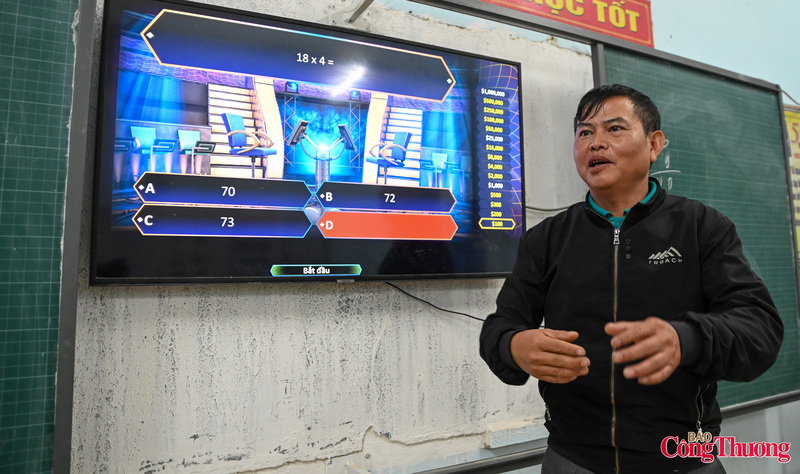 "Mục đích là để lồng ghép kiến thức, tạo ra không khí 'vừa học vừa chơi'. Khi các con thấy câu hỏi xuất hiện như một trò chơi trên TV, sự tập trung và tốc độ tiếp thu được cải thiện rõ rệt. Nhất là các cháu nhỏ, chúng thích những hình ảnh sống động, rõ nét và thích được tham gia vào trò chơi hơn là chỉ ngồi nghe giảng. Đây chính là cách để các con tiếp thu kiến thức nhanh hơn và không còn cảm giác sợ môn Toán nữa" - Thầy Sinh cho biết thêm.