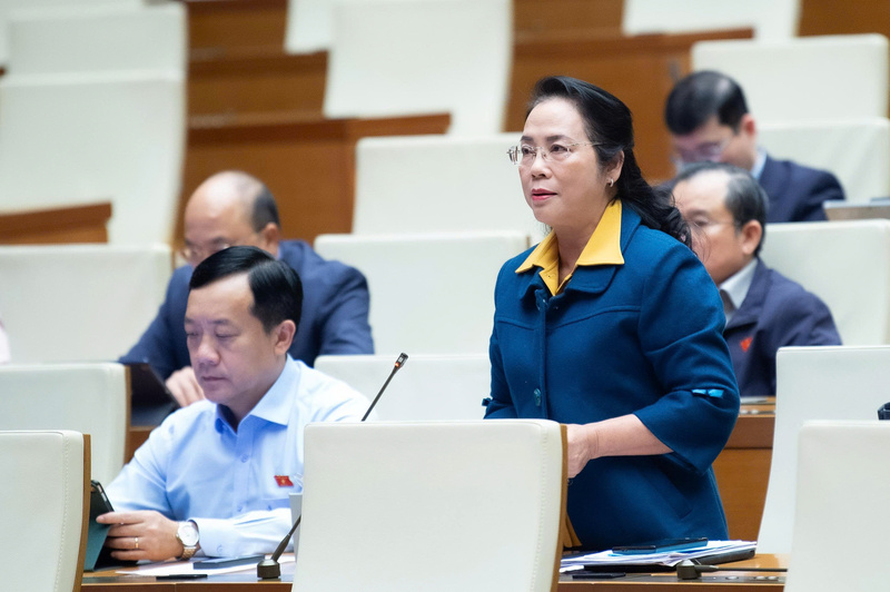 Đại biểu Trần Kim Yến - đoàn TP. Hồ Chí Minh.