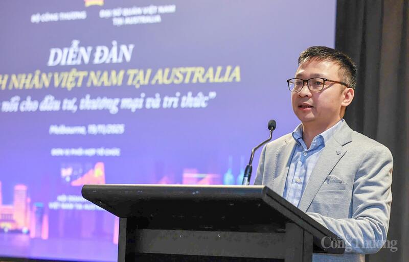 Ông Đỗ Gia Thắng, Chủ nhiệm Câu lạc bộ Doanh nhân trẻ Melbourne.