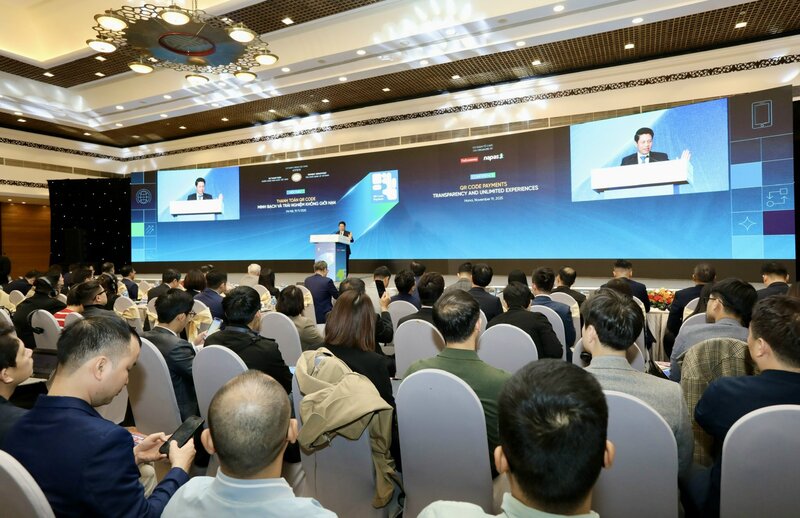 សិក្ខាសាលា “ការទូទាត់ QR Code៖ តម្លាភាព និងបទពិសោធន៍គ្មានដែនកំណត់”។ រូបថត៖ Lan Anh