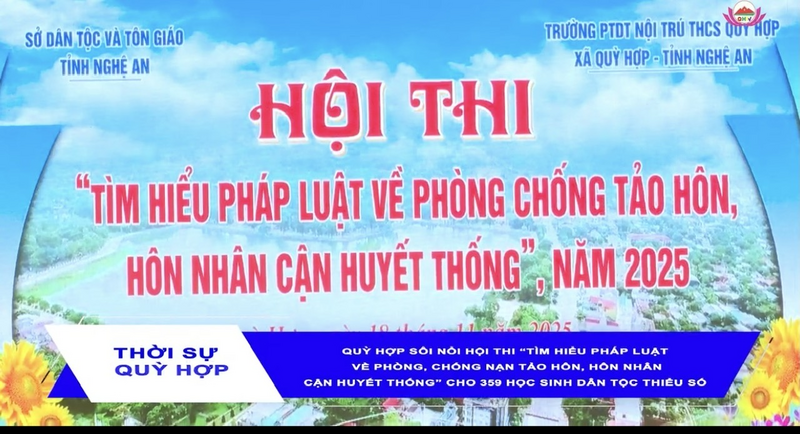 Nghệ An tuyên truyền phòng chống tảo hôn cho học sinh dân tộc thiểu số - 1