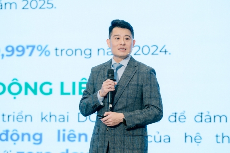 Ông Nguyễn Hoàng Long - Phó Tổng Giám đốc Công ty Cổ phần Thanh toán Quốc gia Việt Nam NAPAS. Ảnh: VnEconomy