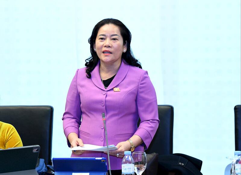 Đại biểu Lê Thị Thanh Lam (Đoàn Đại biểu Quốc hội TP Cần Thơ). Ảnh: VPQH