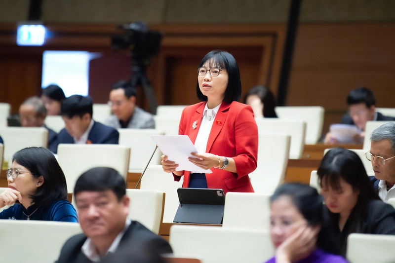 Đại biểu Nguyễn Thị Việt Nga - đoàn TP. Hải Phòng.