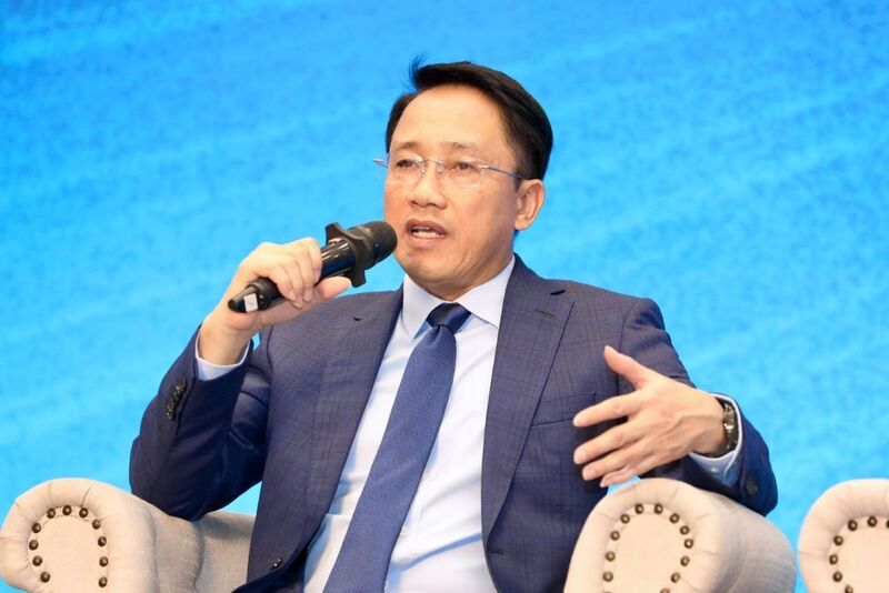 Ông Mai Sơn - Phó Cục trưởng Cục Thuế, Bộ Tài chính khẳng định cơ quan thuế là cầu nối giữa đơn vị trung gian thanh toán và hộ kinh doanh, doanh nghiệp. Ảnh: VnEconomy