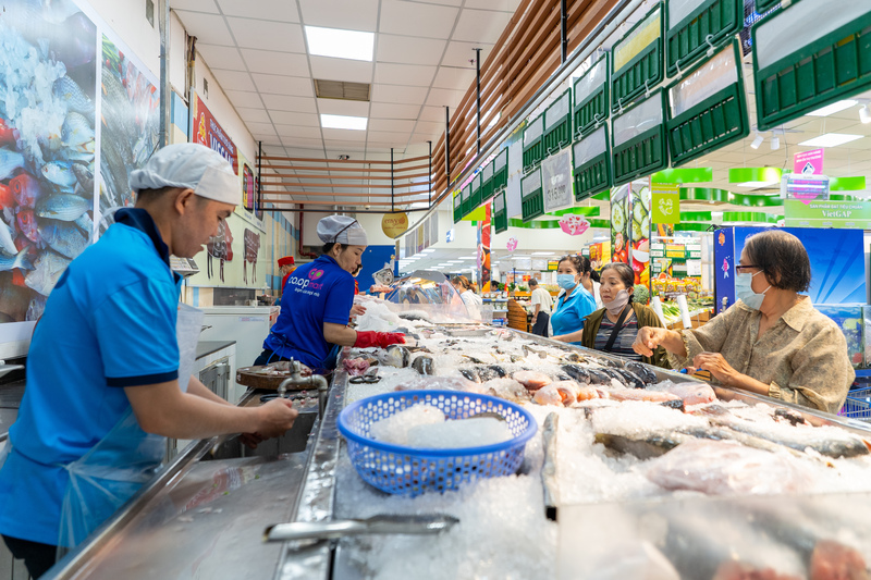 Saigon Co.op ưu đãi thêm cho nhóm hải sản giúp bữa ăn gia đình có thêm lựa chọn thay thế, đa dạng hơn.