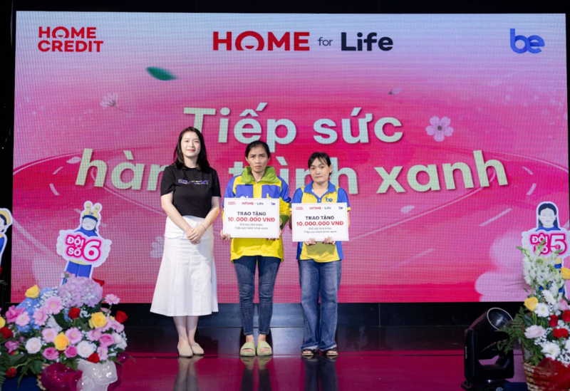 Một số đối tác nữ của Be Group nhận hỗ trợ 10 triệu đồng từ Home Credit.