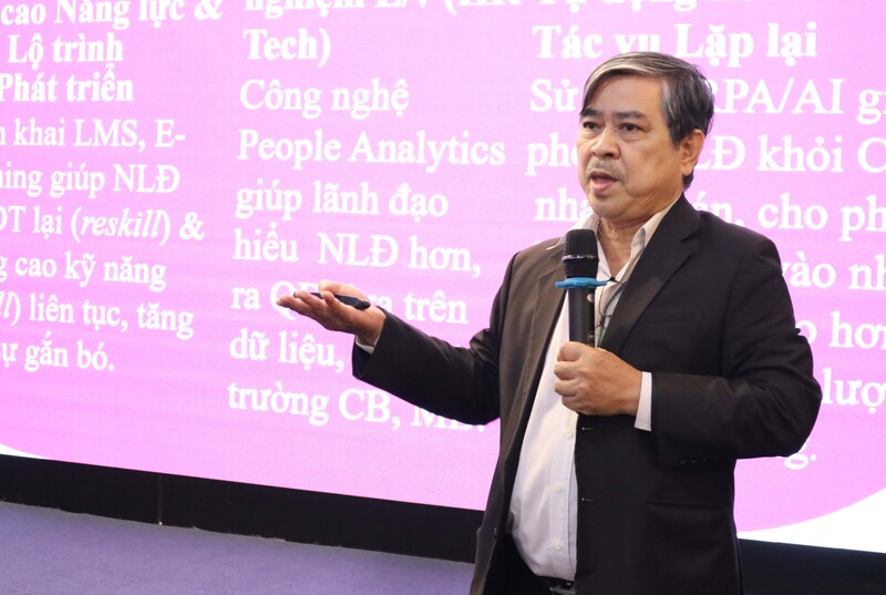 Ông Nguyễn Tất Năm - Trọng tài viên Hội đồng Trọng tài lao động TP. Hồ Chí Minh. Ảnh: Minh Khuê.