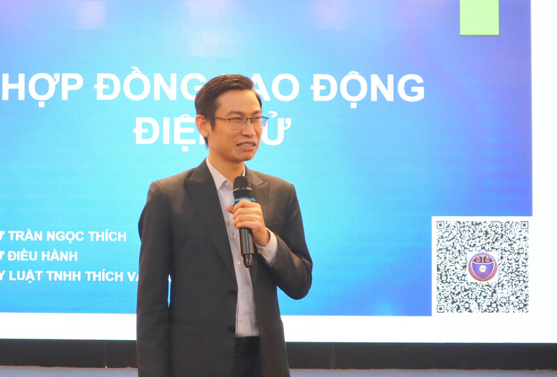 Luật sư Trần Ngọc Thích - Công ty Luật TNHH Thích và Các Cộng sự. Ảnh: Minh Khuê.