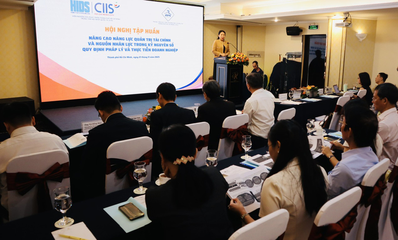 Quang cảnh hội nghị tập huấn. Ảnh: Minh Khuê.