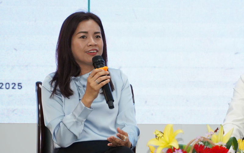Bà Từ Lê Thanh Vy - Phó Tổng giám đốc Intermix. Ảnh: Minh Khuê.