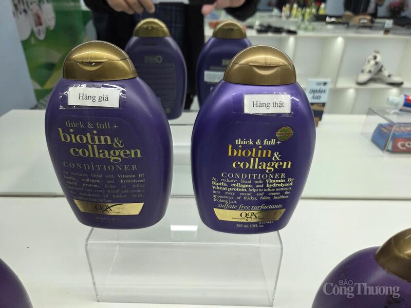 Người tiêu dùng có thể nhận diện để phân biệt hàng giả dễ dàng nhất.