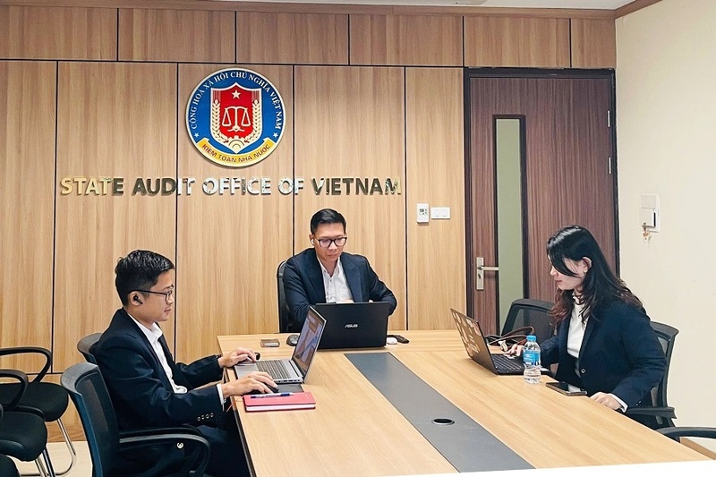 Đại biểu của Kiểm toán Nhà nước Việt Nam tham dự hội thảo. Ảnh: KTNN