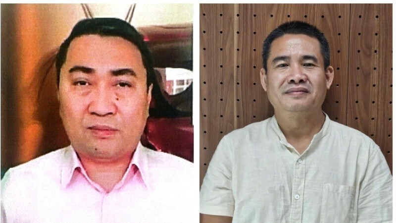 Lê Trung Khoa (trái) và Đỗ Văn Ngà bị Cơ quan An ninh điều tra khởi tố bị can và ra lệnh bắt tạm giam ngày 17/11/2025. Ảnh: Báo Công an nhân dân