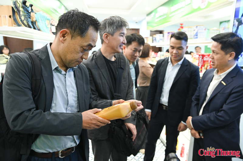 Điểm nhấn đáng chú ý là sự xuất hiện của nhiều sản phẩm do Hiệp hội Sở hữu trí tuệ Nhật Bản cung cấp phục vụ trưng bày, giới thiệu tới người tiêu dùng Việt Nam, gồm: Giày thể thao Asics, vợt cầu lông Yonex, pin máy ảnh Canon, mỹ phẩm Transino, khóa kéo YKK, bugi NGK… Đây đều là những dòng sản phẩm có nhu cầu tiêu thụ lớn, dễ bị làm giả do giá trị cao.