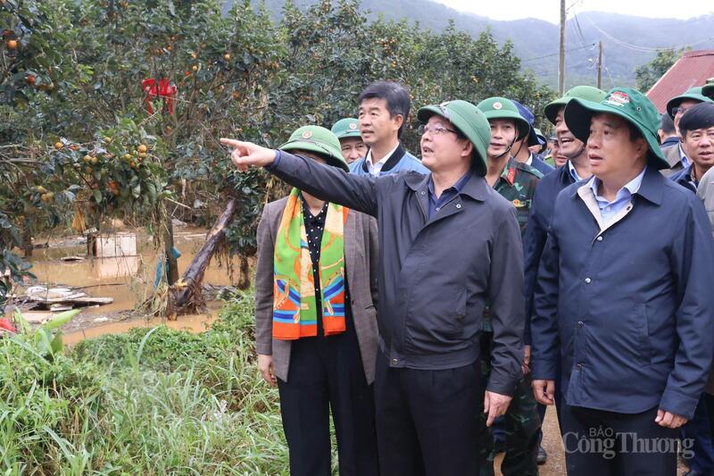 Phó Thủ tướng Chính phủ Hồ Quốc Dũng dẫn đầu đoàn công tác đến xã D’ran (tỉnh Lâm Đồng). Ảnh: Lê Sơn