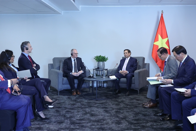 Quang cảnh buổi làm việc. Ảnh: VGP/Nhật Bắc