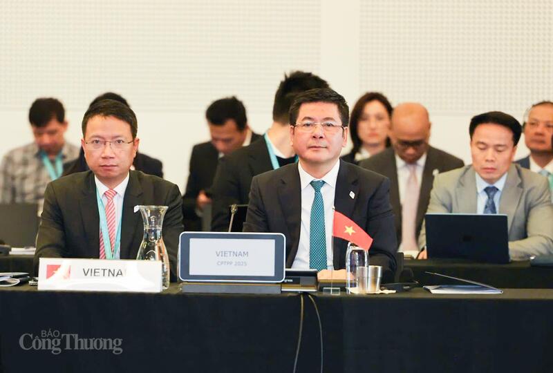 รัฐมนตรีเหงียน ฮ่อง เดียน เข้าร่วมการประชุมรัฐมนตรีของคณะมนตรี CPTPP ครั้งที่ 9 ภาพ: เหงียน มินห์