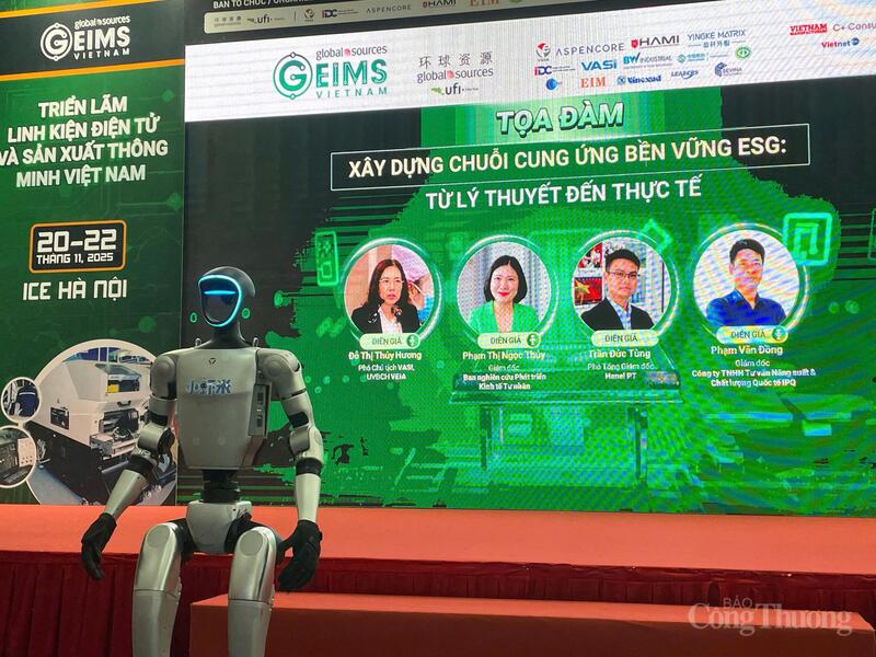 Tọa đàm Xây dựng chuỗi cung ứng bền vững ESG ngày 20/11. Ảnh: Khánh Ly