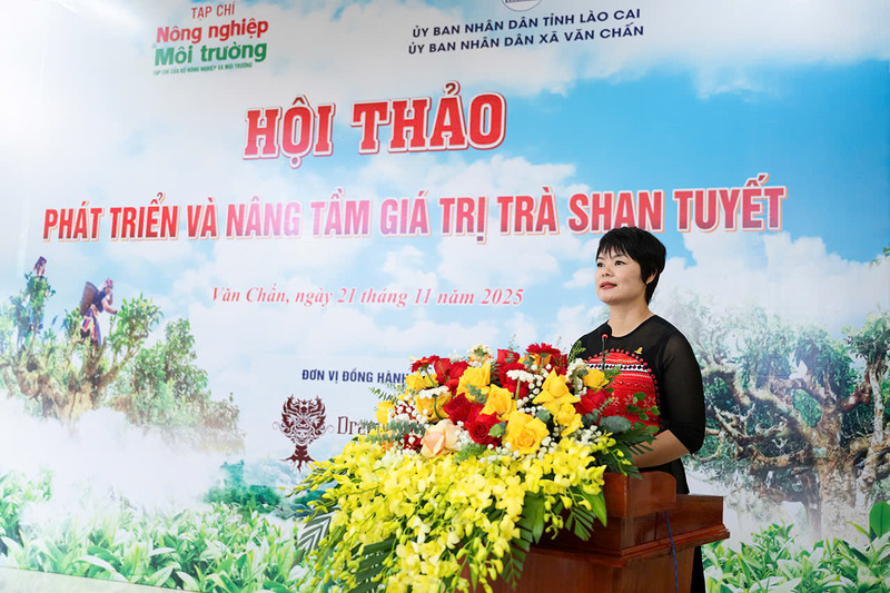 Bà Vũ Thị Mai Oanh, Phó Giám đốc sở Văn hóa, Thể thao và Du lịch tỉnh Lào Cai. Ảnh: Minh Thành