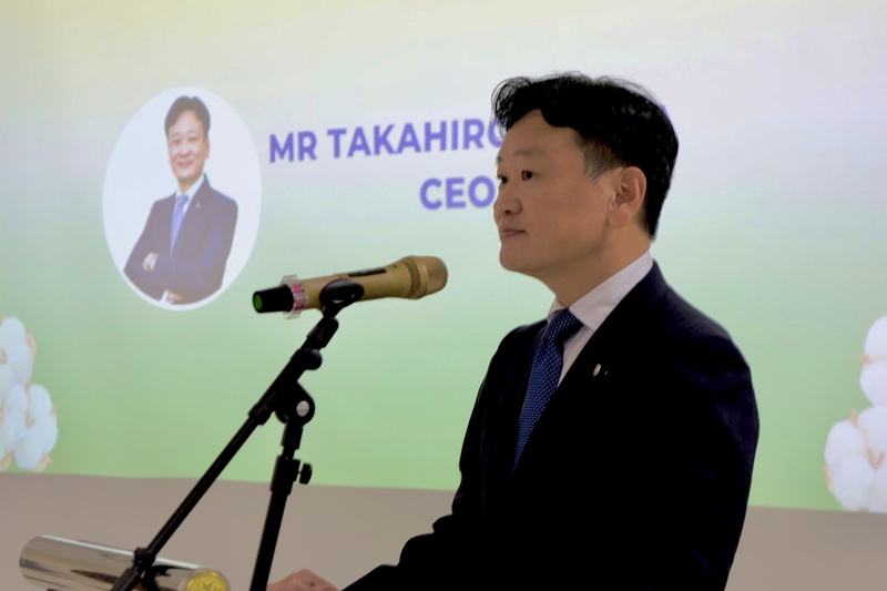 Ông Takahiro Okada - Tổng Giám đốc Diana Unicharm. Ảnh: Đ.N