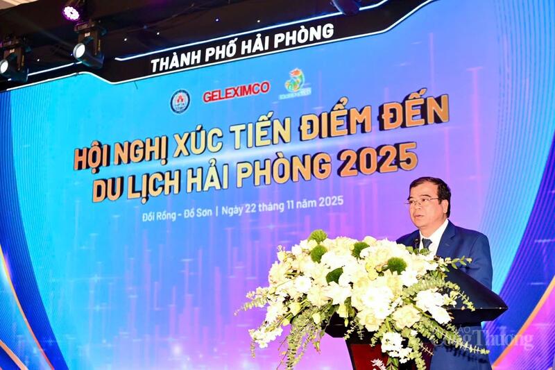 Ông Nguyễn Minh Hùng, Phó Chủ tịch UBND TP. Hải Phòng phát biểu tại hội nghị.