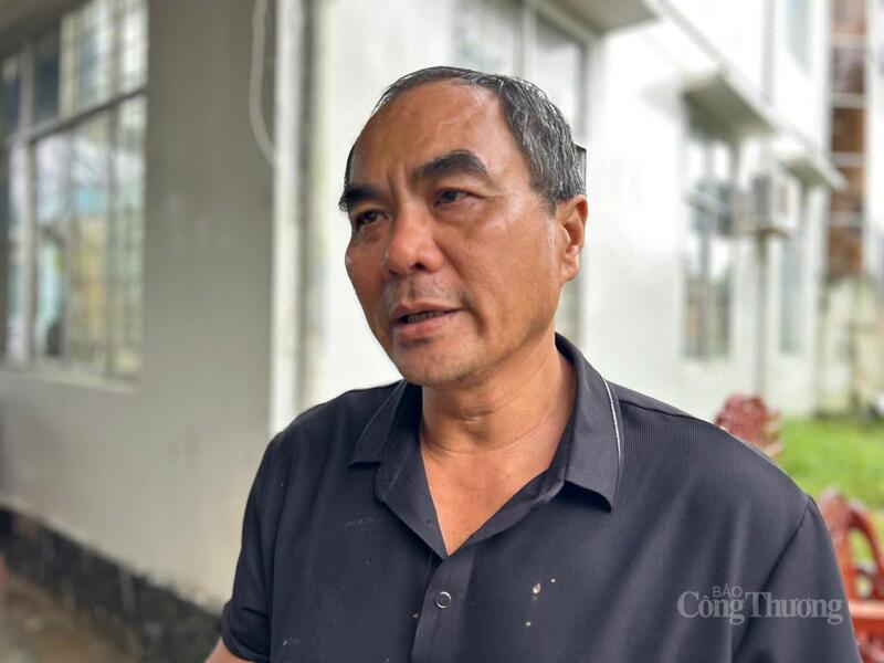 Ông Lê Trung Hiền, Phó Bí thư Thường trực Đảng ủy xã Hòa Thịnh chia sẻ với phóng viên Báo Công Thương