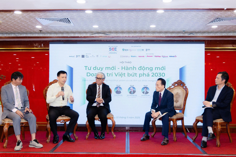 PGS.TS Nguyễn Thành Lợi - Tổng Biên tập Báo Kinh tế & Đô thị chia sẻ tại toạ đàm.