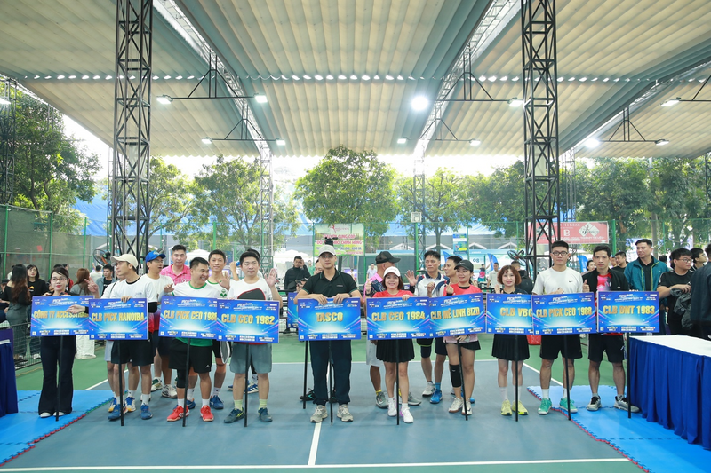 Pick-Up Tasco Auto 2025 - Pickleball doanh nhân và sáng tạo đã trở thành sự kiện thể thao tiêu biểu của giới doanh nhân Việt trong năm 2025