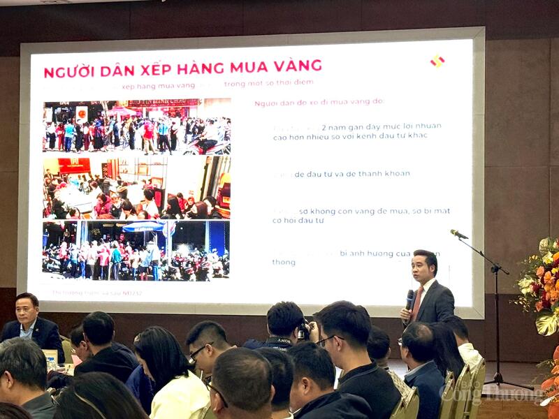 Ông Vũ Hùng Sơn - Phó Chủ tịch, Tổng Thư ký Hiệp hội Kinh doanh Vàng Việt Nam. Ảnh: Hoa Quỳnh