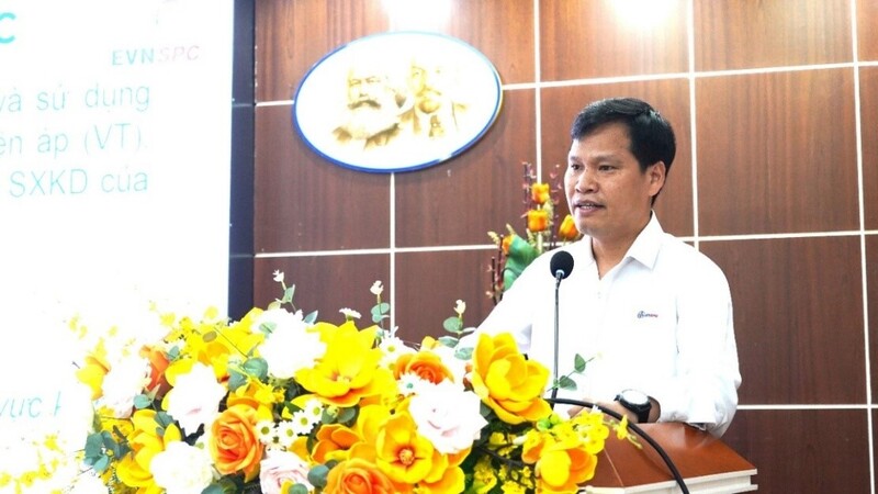 Ông Bùi Quốc Hoan - Phó Tổng giám đốc Tổng công ty Điện lực miền Nam. Ảnh: EVNSPC