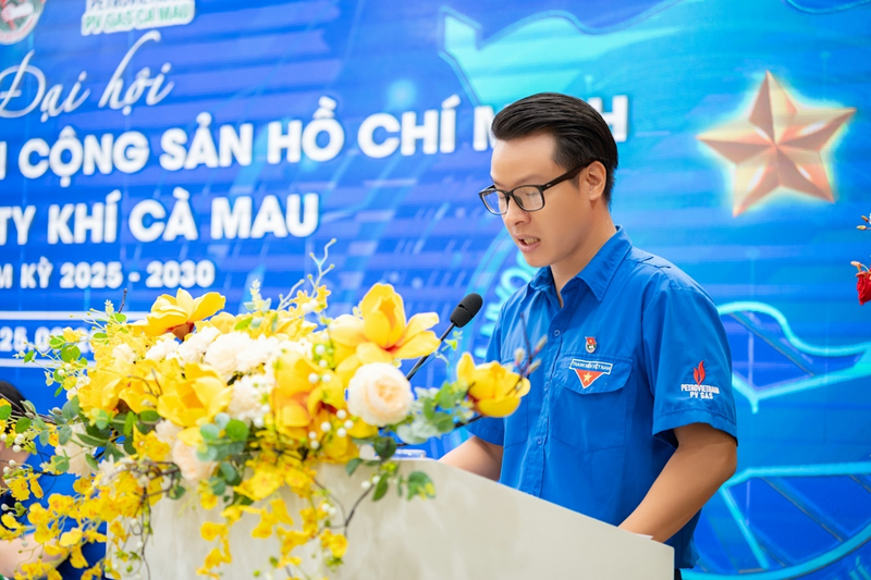 Anh Nguyễn Thanh Tân, Phó Bí thư Đoàn thanh niên Công ty Khí Cà Mau, 01 trong 07 thanh niên xuất sắc của PV GAS trúng tuyển Chương trình PV-Youth 2025 (Ảnh: PV GAS)