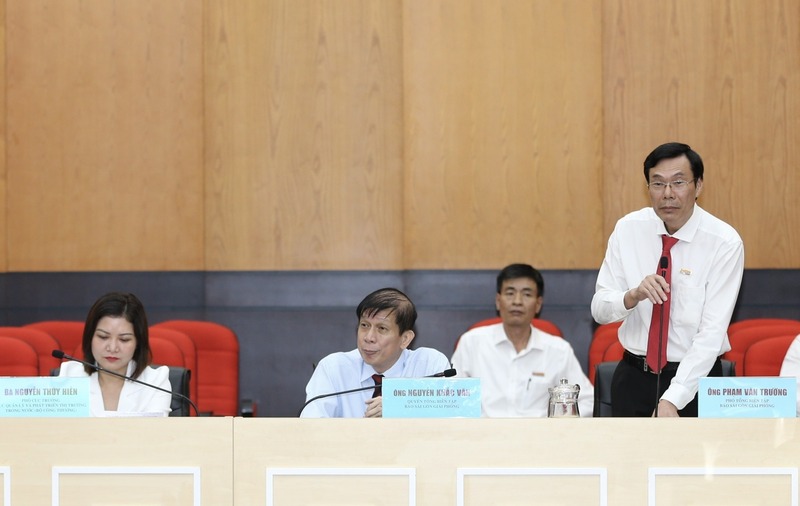 Ông Phạm Văn Trường - Phó Tổng biên Tập Báo Sài Gòn Giải Phóng. Ảnh: Dũng Phương.