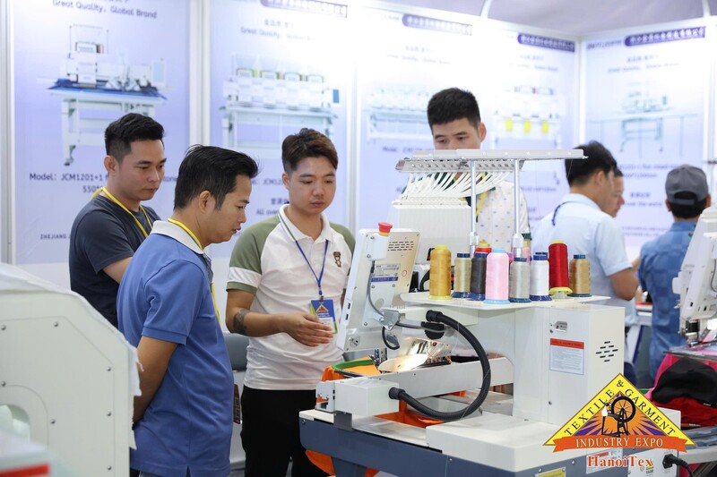 นิทรรศการนี้เปิดโอกาสให้เชื่อมโยงห่วงโซ่อุปทานในอุตสาหกรรมสิ่งทอและเครื่องนุ่งห่ม ภาพ: TT