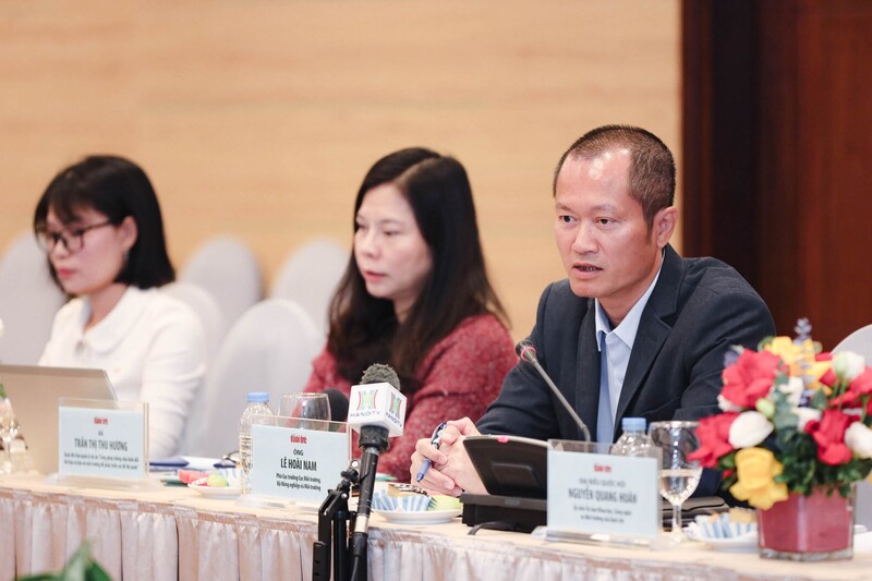 Ông Lê Hoài Nam, Phó Cục trưởng Cục Môi trường, Bộ Nông nghiệp và Môi trường.