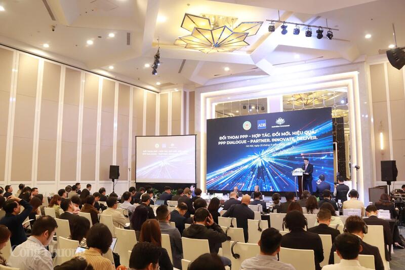 Đối thoại PPP - Hợp tác, đổi mới, hiệu quả. Ảnh: Thanh Tuấn