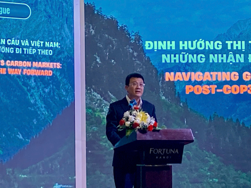 Ông Nguyễn Tuấn Quang, Phó Cục trưởng Cục Biến đổi khí hậu, Bộ Nông nghiệp và Môi trường