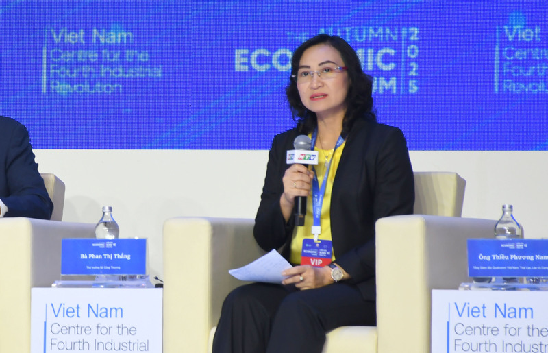 Thứ trưởng Bộ Công Thương Phan Thị Thắng. Ảnh: Thanh Minh.