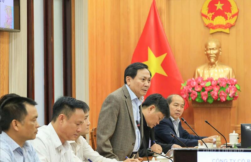 តំណាងក្រុមហ៊ុនភាគហ៊ុនរួម Duc Long Gia Lai Group បានសម្តែងមតិក្នុងជំនួបជាមួយខេត្ត Lam Dong។