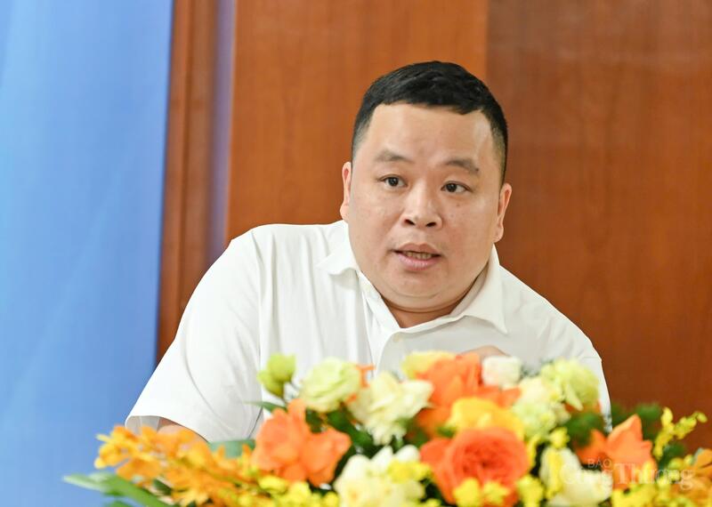 សមមិត្ត Nguyen Hong Quang ប្រធានតំណាងការិយាល័យកាសែតភាគខាងត្បូង។ រូបថត៖ Nam Nguyen