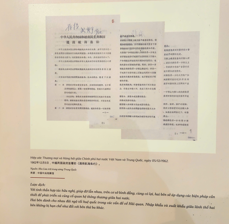 Hiệp ước thương mại và hàng hải giữa hai nước ngày 5/12/1962.